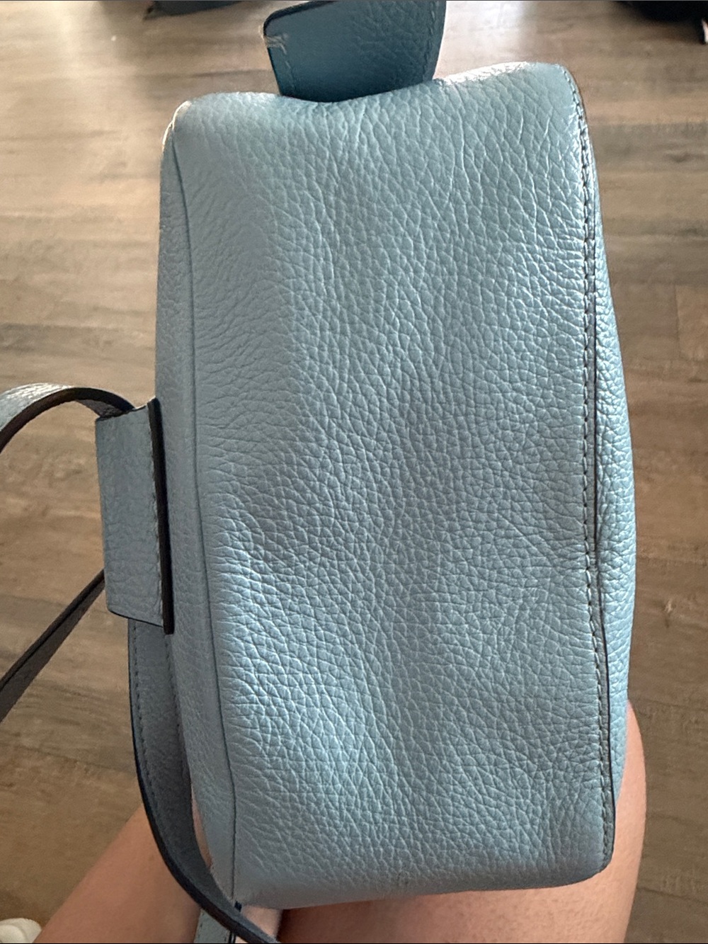Coach Andi Mini Pebbled Leather Backpack — Periwinkle - Picture 6 of 10